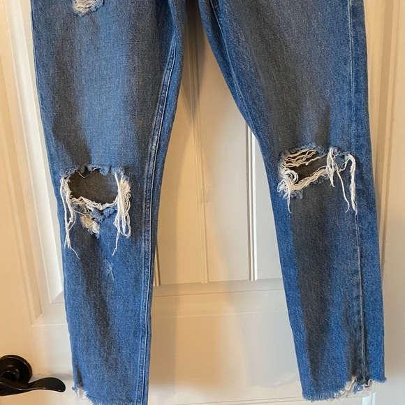 Agolde Jamie High-Rise Distressed Jean - Picture 7 of 10